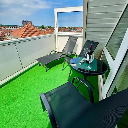 Auszeit - Modern Zentral, Sauna, Balkon, Parkplatz Bad Salzuflen